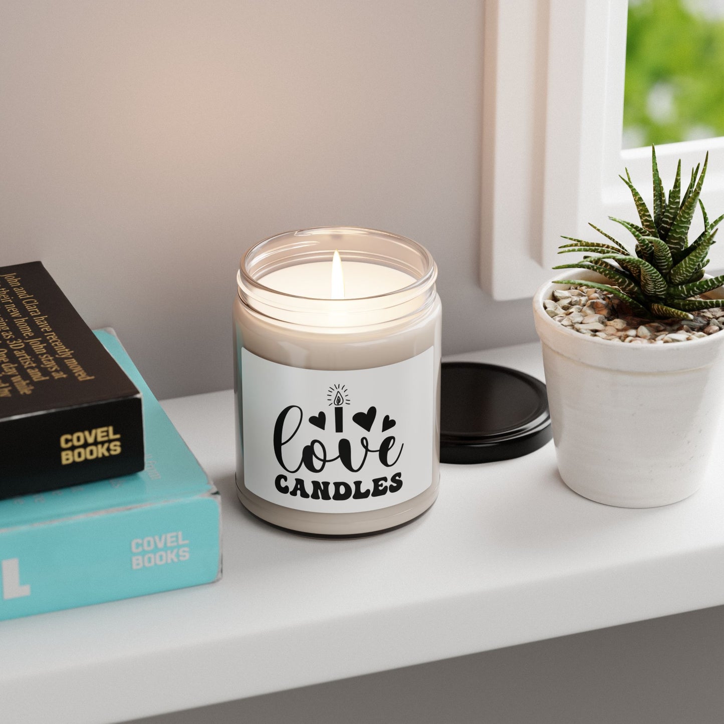 I Love Scented Soy Candle, 9oz